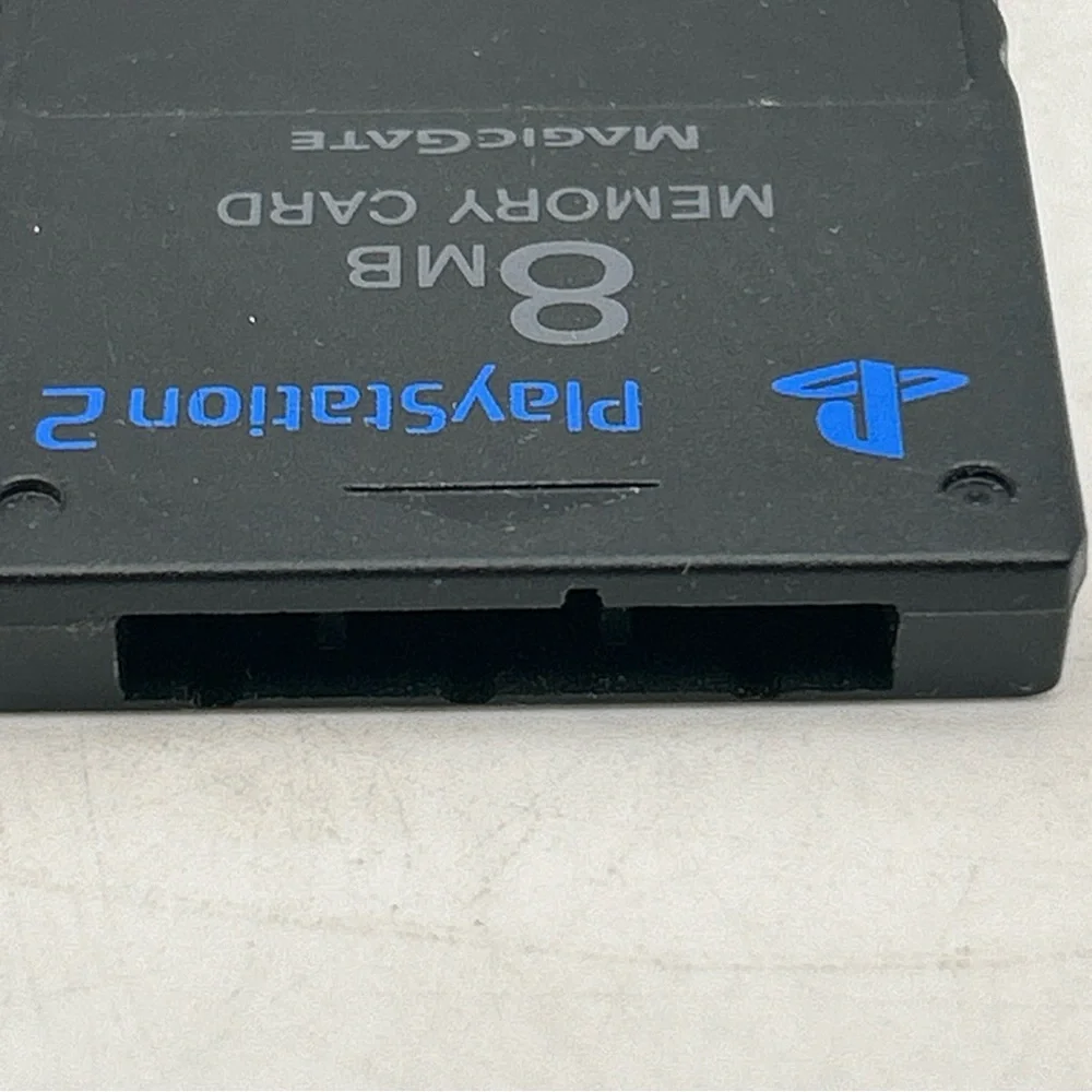 Black Sony Playstation 2 PS2 Original OEM MagicGate 8mb Memory Cards Authentic